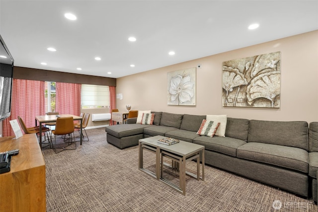 275 W Roy St Unit 319, Seattle, WA 98119 - living area with recessed lighting and carpet floors