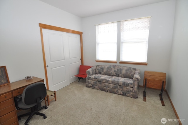 1750 Grand Ave, Mount Vernon, WA 98274 - home office with carpet floors