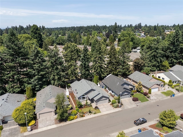 3200 SE Balboa Dr, Vancouver, WA 98683 - aerial perspective of suburban area with a forest