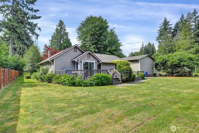 4623 224th St SE, Bothell, WA 98021 - back of house featuring a deck