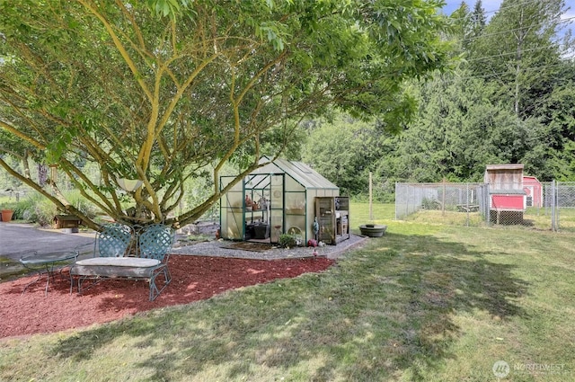 4623 224th St SE, Bothell, WA 98021 - view of yard with an exterior structure and an outdoor structure