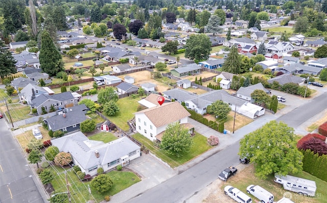 614 16th St SW, Puyallup, WA 98371 - aerial perspective of suburban area