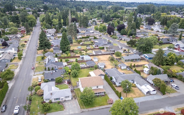 614 16th St SW, Puyallup, WA 98371 - aerial view of property and surrounding area featuring nearby suburban area
