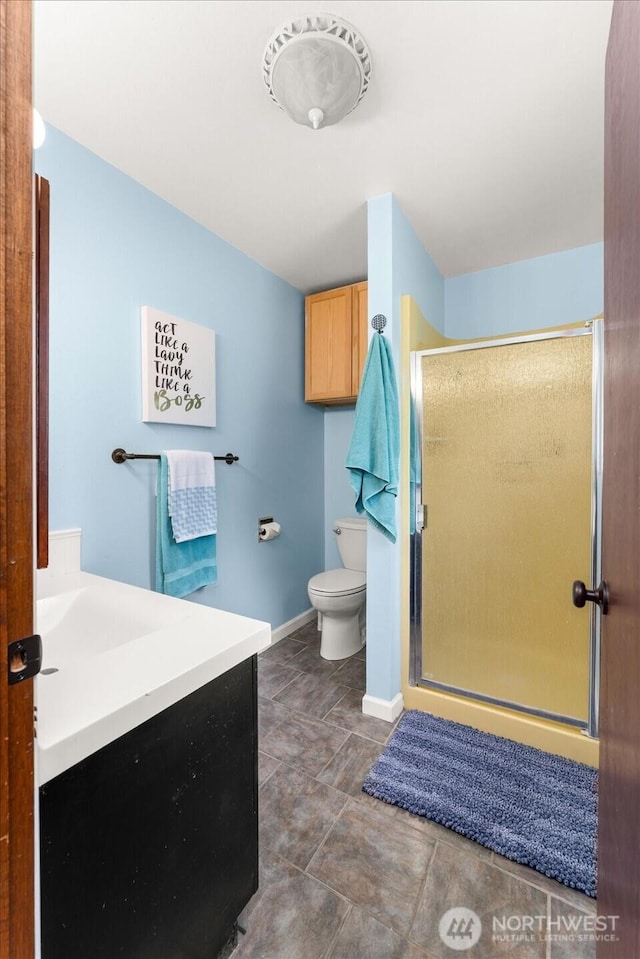 707 Kenwood St N, Omak, WA 98841 - full bathroom with vanity and a stall shower