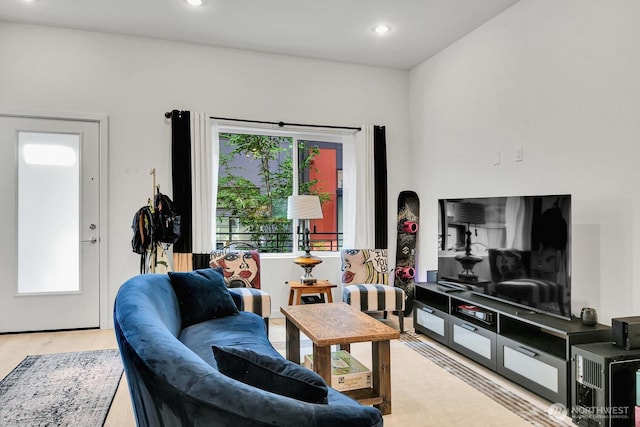 2030 24th Ave S Unit 29, Seattle, WA 98144 - living area with recessed lighting and wood finished floors