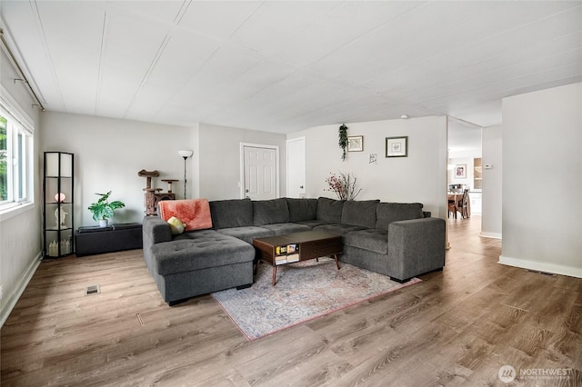 3305 207th Pl SE, Bothell, WA 98012 - living area with wood finished floors and baseboards