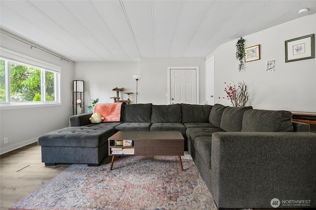 3305 207th Pl SE, Bothell, WA 98012 - living room featuring wood finished floors and baseboards