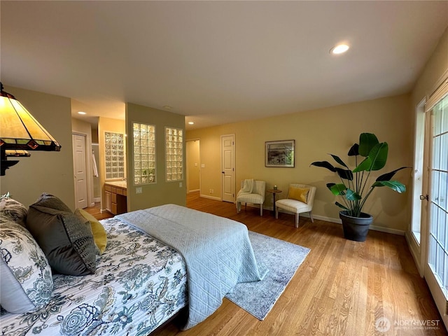 2285 Rusty Ln, Bellingham, WA 98229 - bedroom featuring light wood-style flooring and recessed lighting
