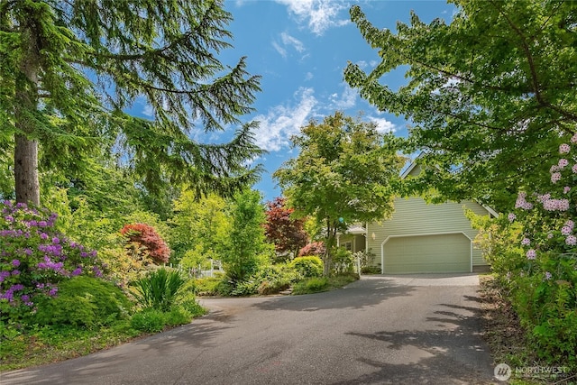2285 Rusty Ln, Bellingham, WA 98229 - view of front of property with asphalt driveway and a garage
