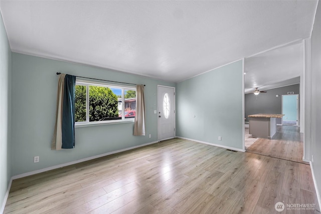 700 N Reed St Unit 101, Sedro Woolley, WA 98284 - foyer entrance featuring wood finished floors and ceiling fan