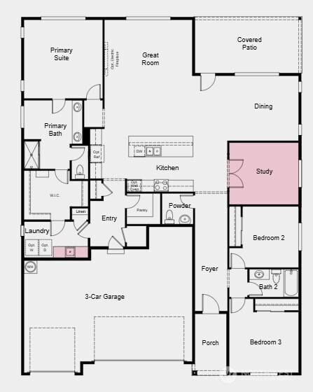 2602 Acer Loop SE, Lacey, WA 98513 - view of floor plan / room layout