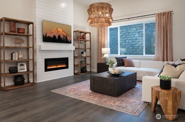 2602 Acer Loop SE, Lacey, WA 98513 - living room with wood finished floors and a fireplace