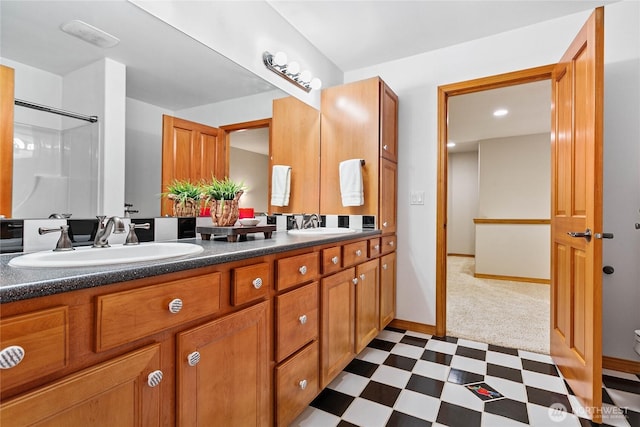 6068 E Hemmi Ln, Bellingham, WA 98226 - full bath featuring tile patterned floors and double vanity