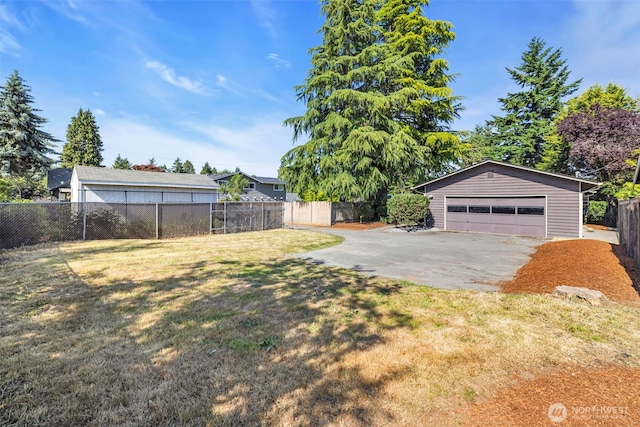 1229 SW 146th, Seahurst, WA 98168 - view of yard featuring a garage and an outbuilding
