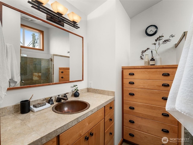 2727 Fairview Ave E Unit 12, Seattle, WA 98102 - full bath featuring vanity and a tile shower
