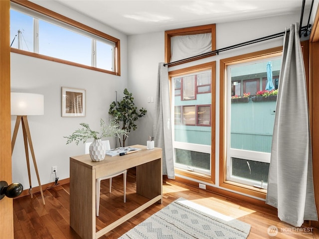 2727 Fairview Ave E Unit 12, Seattle, WA 98102 - office space featuring wood finished floors and baseboards