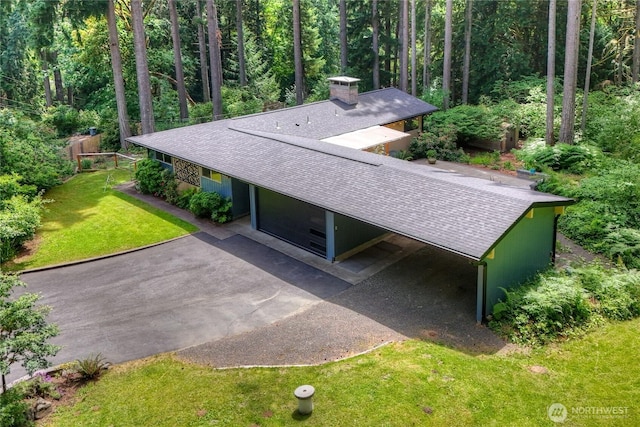 4211 Leavelle St NW, Olympia, WA 98502 - aerial view of property and surrounding area with a forest