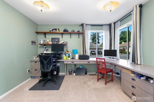 30308 104th Ave, Auburn, WA 98092 - home office with built in desk and light carpet