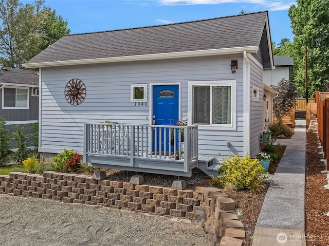 1040 S Director St Unit A, Seattle, WA 98108 - view of front of house with a shingled roof