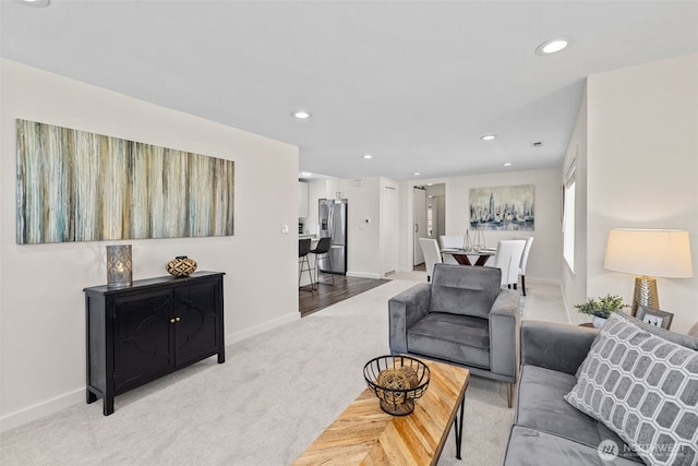 1040 S Director St Unit A, Seattle, WA 98108 - living area featuring carpet and recessed lighting