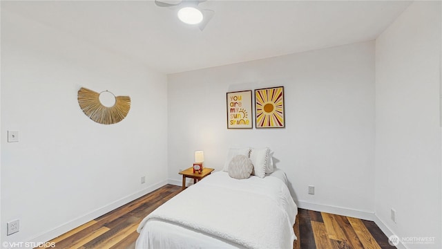 5169 Banner Rd SE, Port Orchard, WA 98367 - bedroom with baseboards and wood finished floors