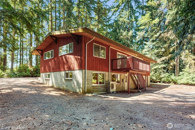 5169 Banner Rd SE, Port Orchard, WA 98367 - view of front facade featuring stairs and a deck