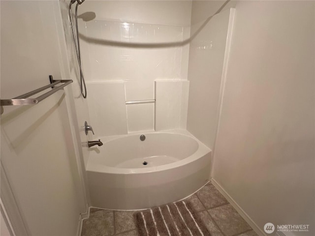 6121 Hazel Ave SE Unit A4, Auburn, WA 98092 - bathroom with bathing tub / shower combination and tile patterned floors