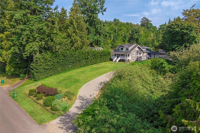 2855 SW 300th Pl, Federal Way, WA 98023 - aerial view of property and surrounding area with a forest