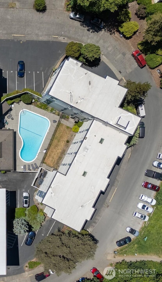 3722 27th Pl W Unit 301, Seattle, WA 98199 - aerial overview of property's location featuring a pool