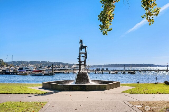 515 Lake St S Unit 205, Kirkland, WA 98033 - view of property's community featuring a water view and a lawn