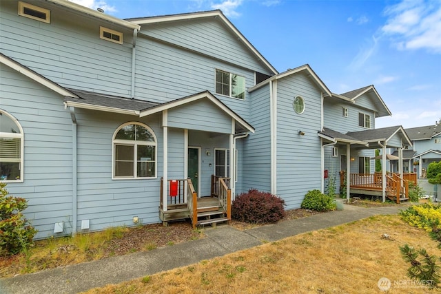 6317 Barstow Ln SE Unit 8, Lacey, WA 98513 - view of front facade featuring a front lawn