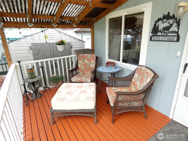 1200 Lincoln St Unit 154, Bellingham, WA 98229 - view of wooden deck