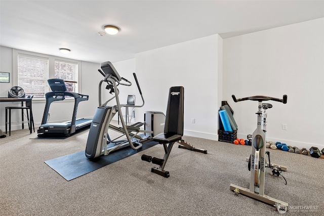 219 N Tacoma Ave Unit A205, Tacoma, WA 98403 - workout room with baseboards