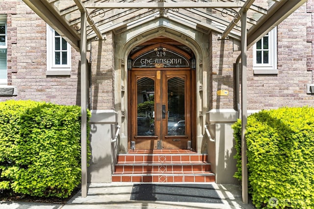 219 N Tacoma Ave Unit A205, Tacoma, WA 98403 - view of exterior entry with french doors and brick siding