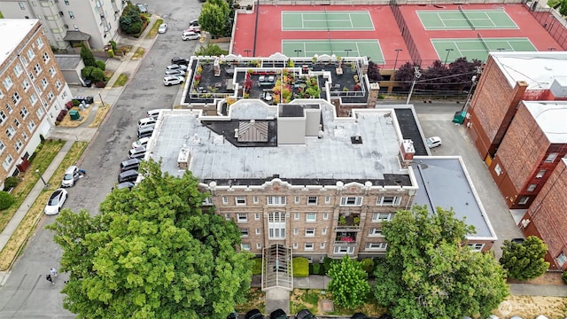 219 N Tacoma Ave Unit A205, Tacoma, WA 98403 - drone / aerial view
