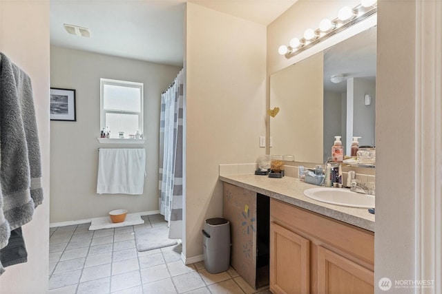6725 159th St E, Puyallup, WA 98375 - bathroom featuring vanity and tile patterned floors