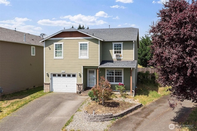 6725 159th St E, Puyallup, WA 98375 - traditional-style home with driveway, an attached garage, and roof with shingles