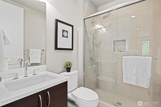 8246 W Mercer Way, Mercer Island, WA 98040 - full bath featuring vanity and a shower stall