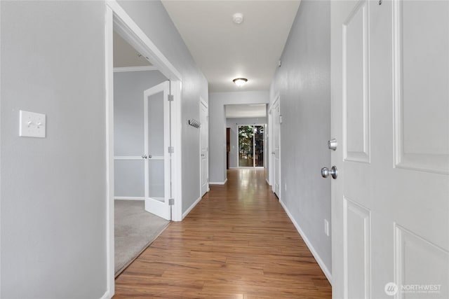 2117 197th Street Ct E, Spanaway, WA 98387 - corridor with wood finished floors and baseboards