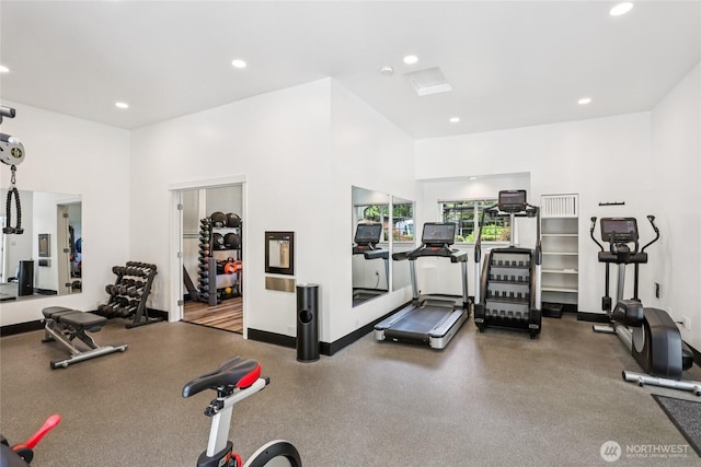 916 3rd Ave Unit A104, Kirkland, WA 98033 - gym featuring recessed lighting