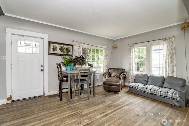5229 S Thompson Ave, Tacoma, WA 98408 - living area featuring wood finished floors