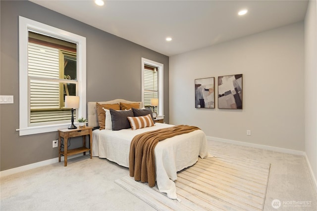 157 26th Ave, Seattle, WA 98122 - bedroom with light colored carpet and recessed lighting