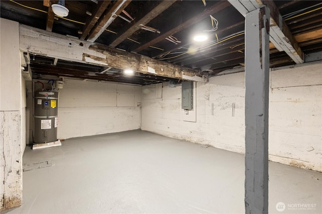 157 26th Ave, Seattle, WA 98122 - unfinished basement with secured water heater and electric panel