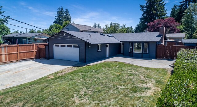 9621 1st Ave SE, Everett, WA 98208 - ranch-style house featuring an attached garage, driveway, and a shingled roof