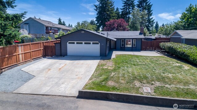 9621 1st Ave SE, Everett, WA 98208 - single story home with a garage and concrete driveway