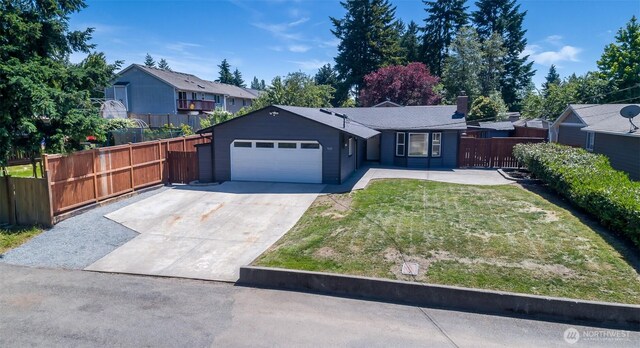 9621 1st Ave SE, Everett, WA 98208 - single story home with an attached garage, driveway, and a residential view