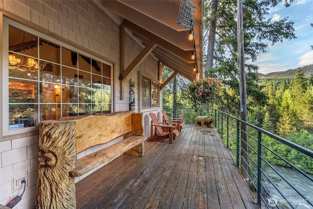 2290 Riffle Dr, Leavenworth, WA 98826 - view of wooden terrace