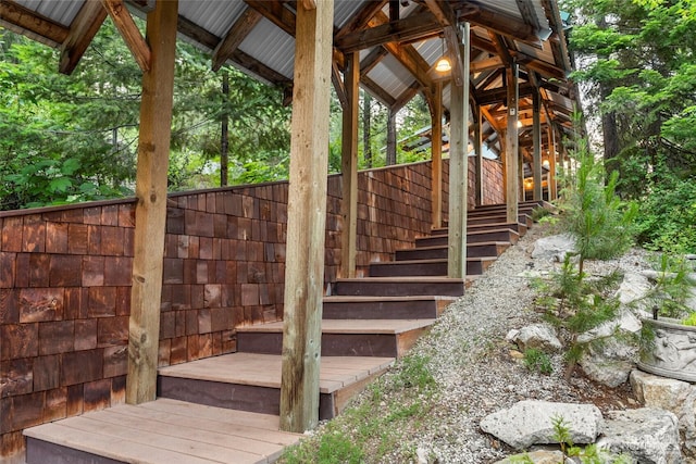 2290 Riffle Dr, Leavenworth, WA 98826 - deck featuring stairs