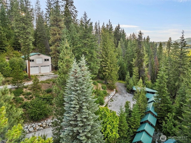 2290 Riffle Dr, Leavenworth, WA 98826 - aerial view of a heavily wooded area