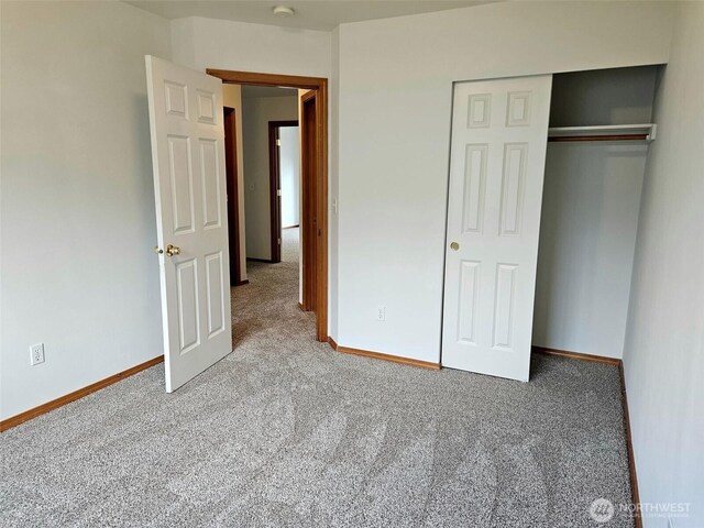 741 G St SW, Tumwater, WA 98512 - unfurnished bedroom with carpet floors and a closet